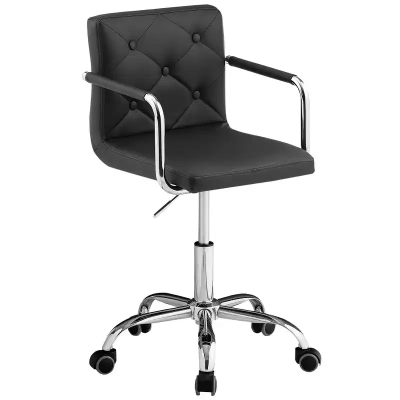 Rolling Adjustable Height Home Office Desk Chair
