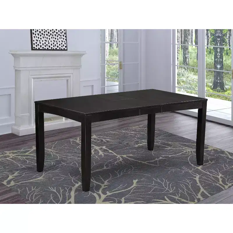 Rectangular Extension Dining Table, Cappuccino / Espresso, Seats 4