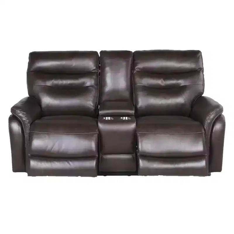 Power Recliner Console Loveseat -  : USB Port, Center Storage