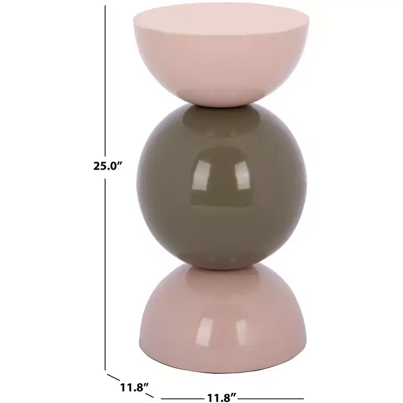 Michio Accent Table - ACC3238 - Beige/Green - Safavieh