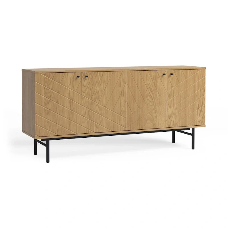 63 Wide Sideboard with Geometric Design