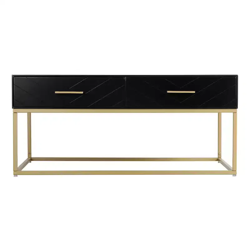 Ellias Coffee Table Black/Gold - Finch