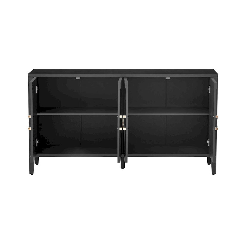 Sophisticated Fir Veneer Cabinet with Textured Finish