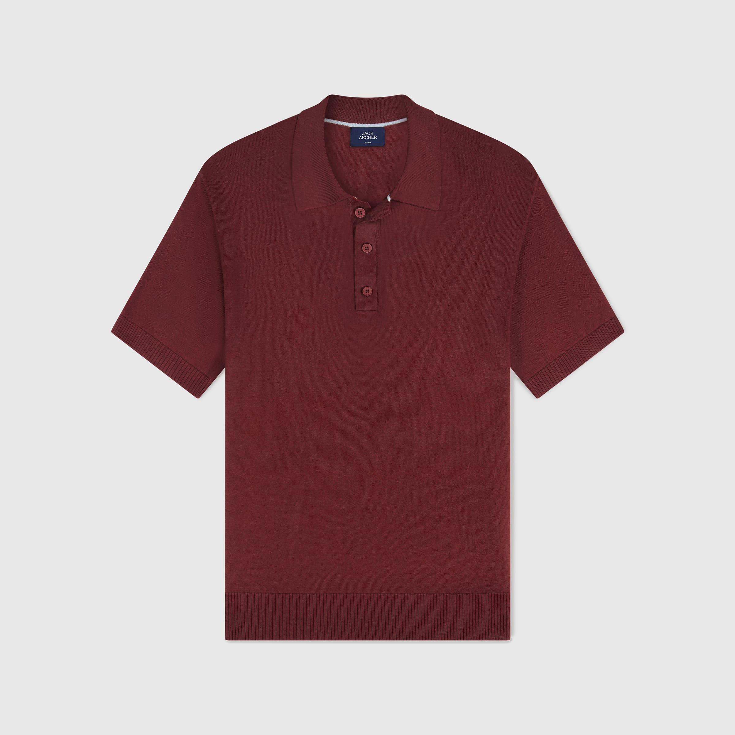 Polo shirt - chestnut brown