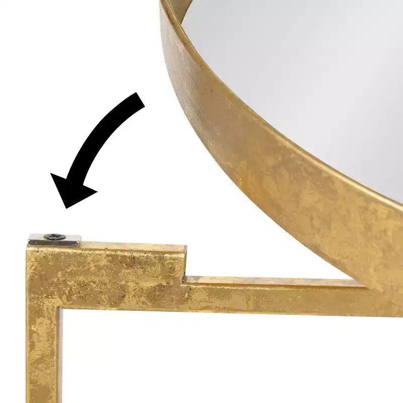 Kate and Laurel Celia Round Metal Side Table