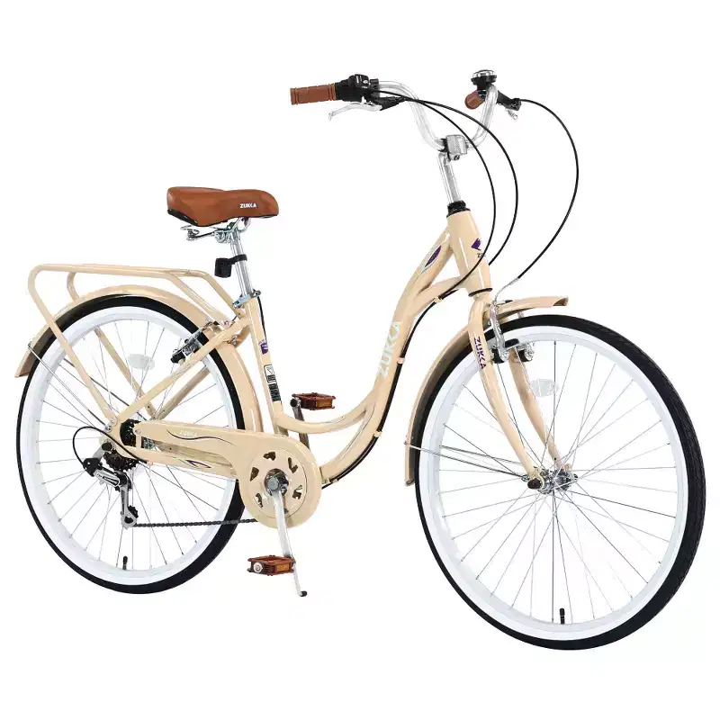 Zeus & Ruta 24-Inch Ladies' Bicycle with 7-Speed and Steel Frame
