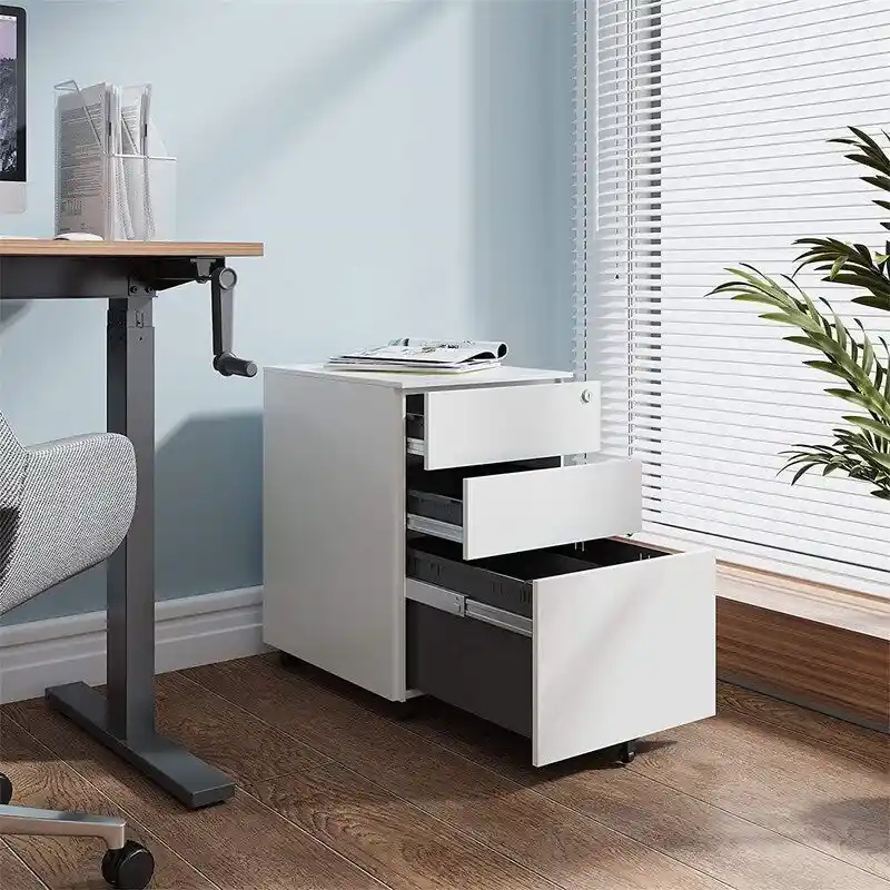 3 Drawer Rolling Pedestal Under Desk