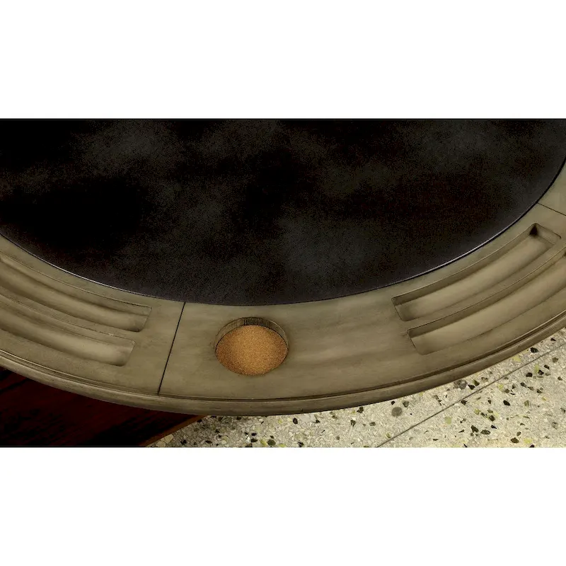 Nami Traditional Grey Solid Wood Game Table by Furniture of America