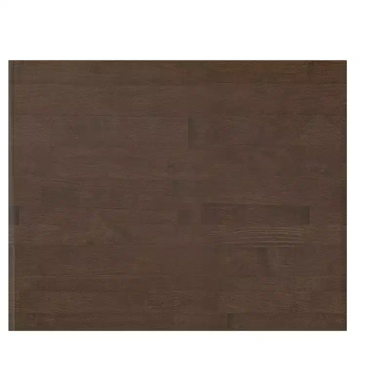 Devlin SOLID HARDWOOD 20 inch Wide Industrial Mid Century Nightstand in Walnut Brown