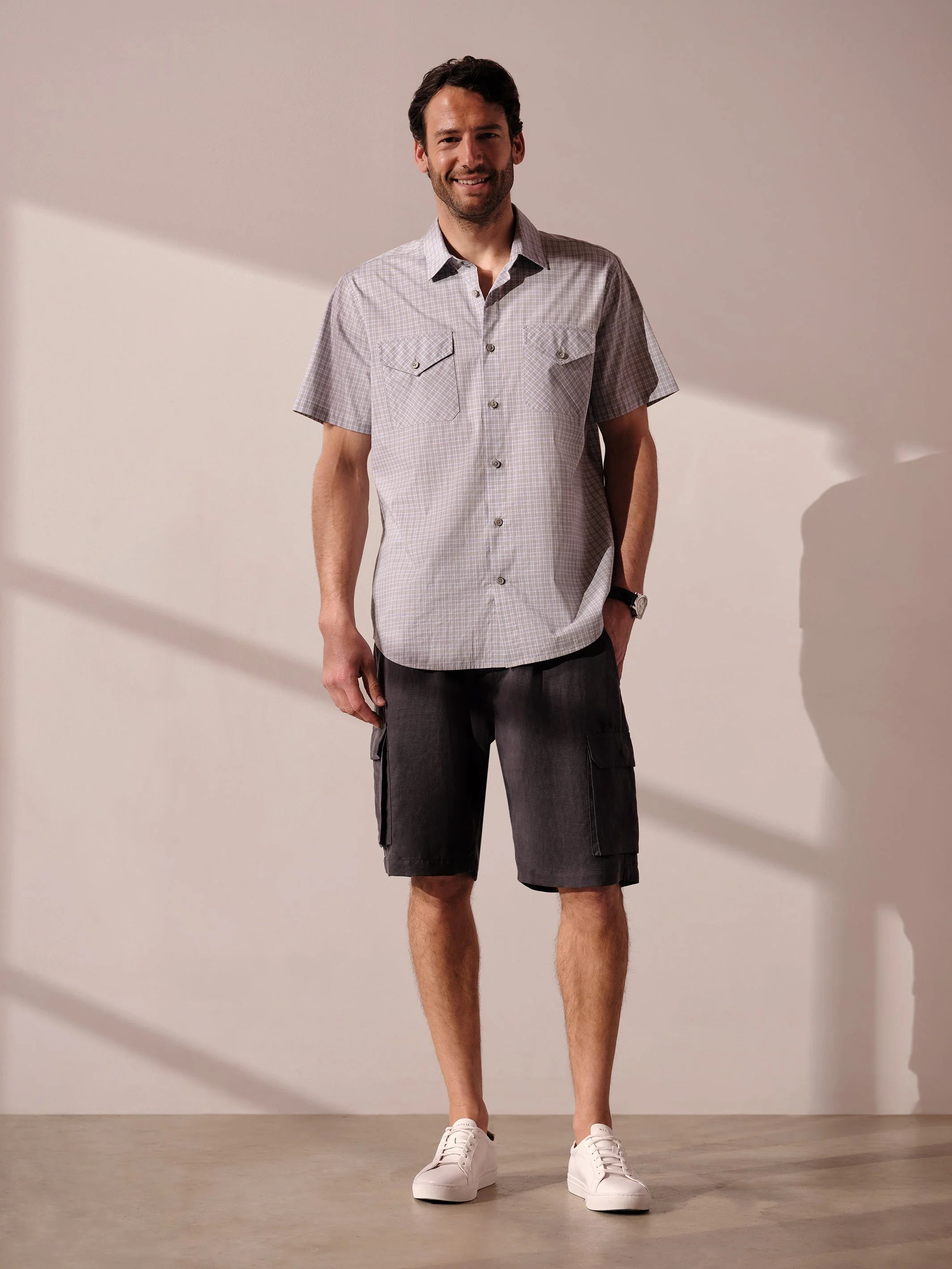 Double Pocket Short Sleeve Shirt