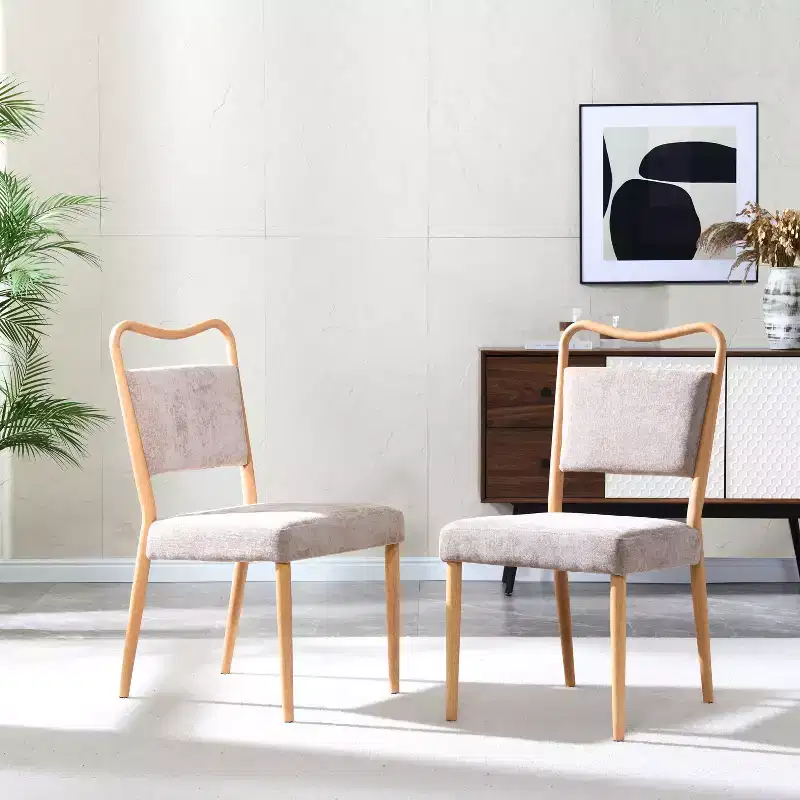 Christopher Knight Home Wanda Mid-Century Modern Upholstered Dining Chairs (Set of 2)