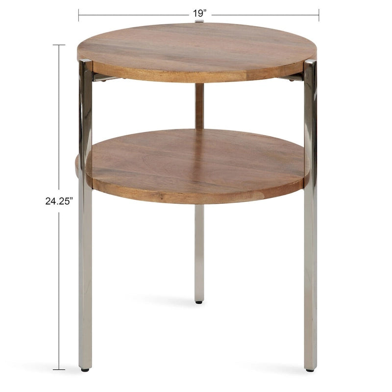 Round Side Table - 19x19x25