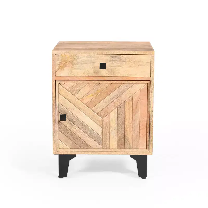 Christopher Knight Home Fogmere Contemporary Nightstand with Drawer, Natural