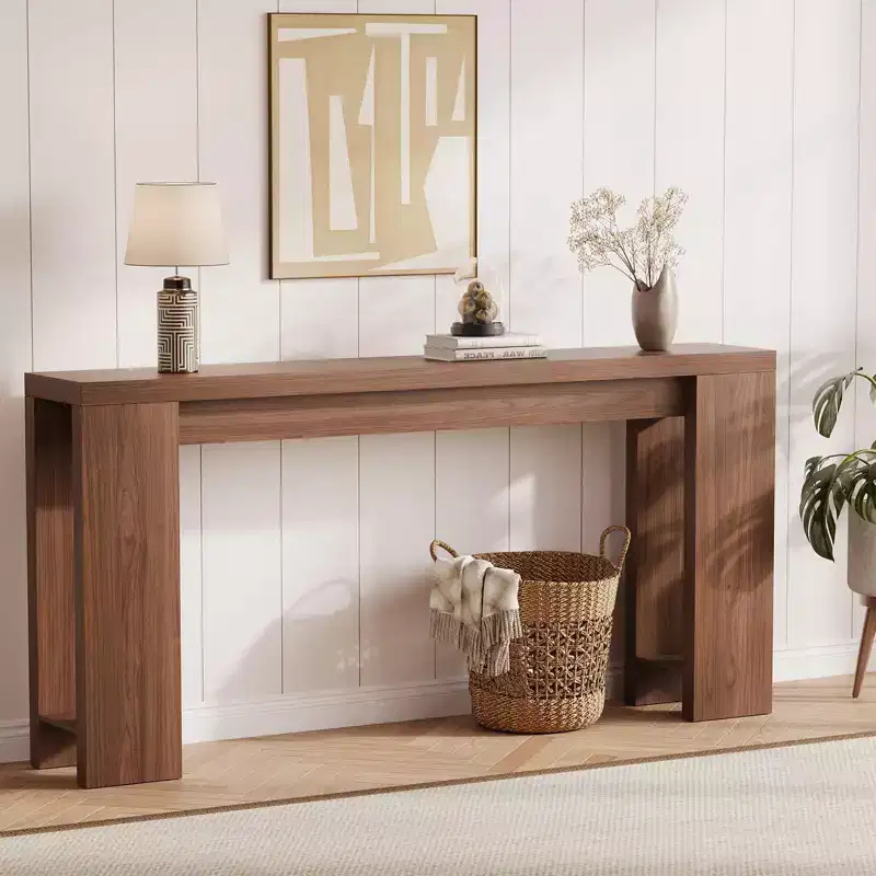 Console Tables for Living Room, Farmhouse Long Narrow Entryway Table for Entrance, Hallway, Foyer