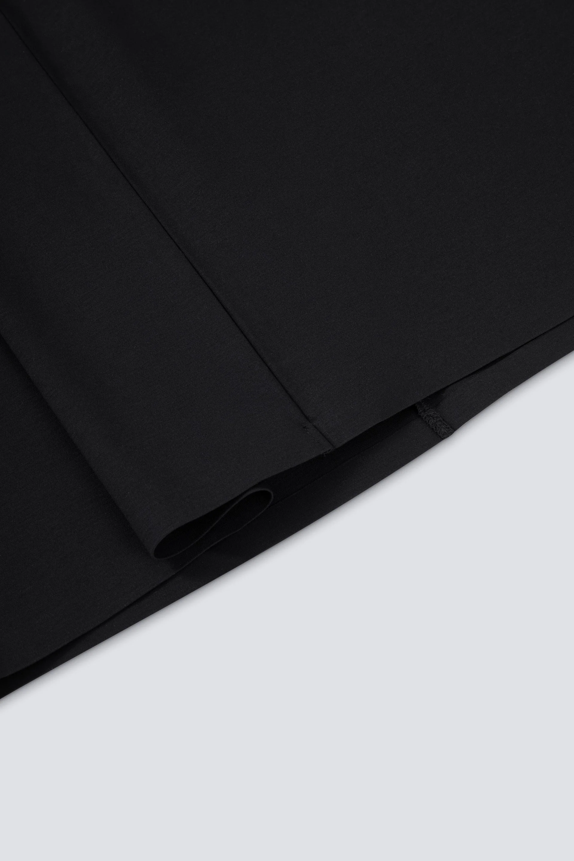Seamless Stretch Polo – Black