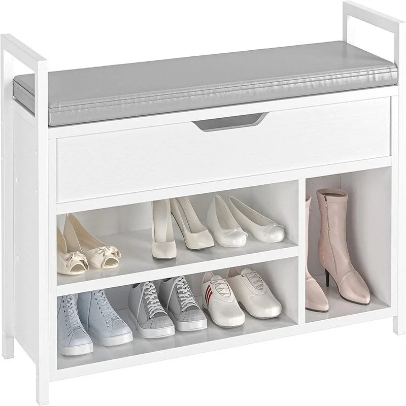 Shoe Storage Bench - 11.8D x 35.4W x 24.4H