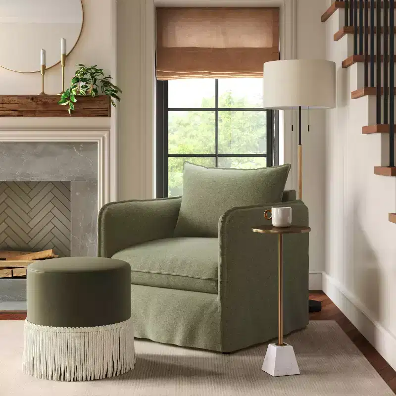 Fringe Ottoman - Threshold