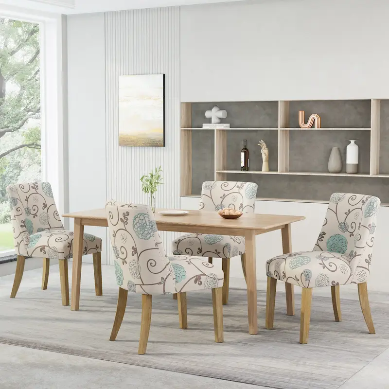 Frances Fabric Dining Chair (Set of 4) by Christopher Knight Home