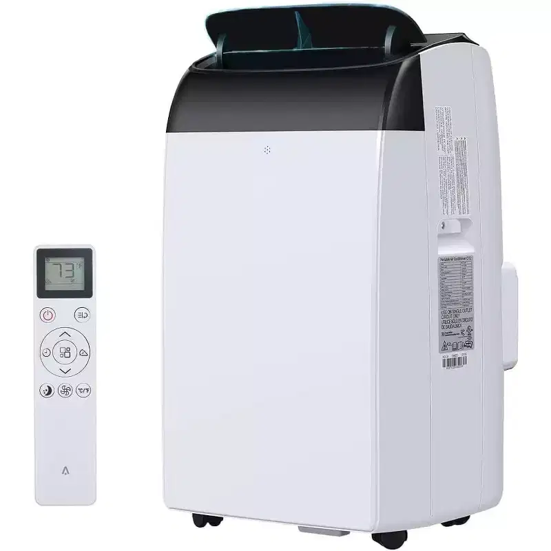 12,000 BTU Portable Air Conditioner Cools Up to 550 Sq.Ft, 3-IN-1 Quiet Portable AC Unit with Remote Control