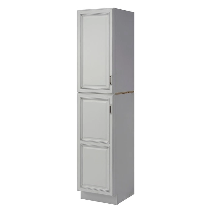 Sunny Wood Riley 48 Wood Floor Standing Bathroom Linen Tower Bottom