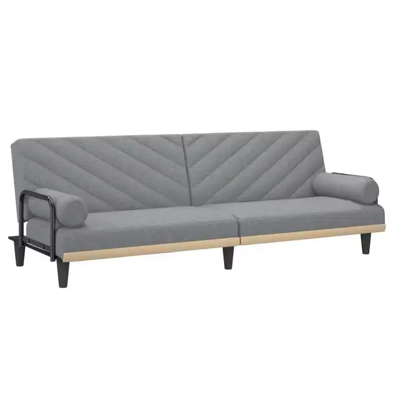 Sleeper Sofa with Armrests - Sofa Couch Recliner Chair Loveseat Fabric
