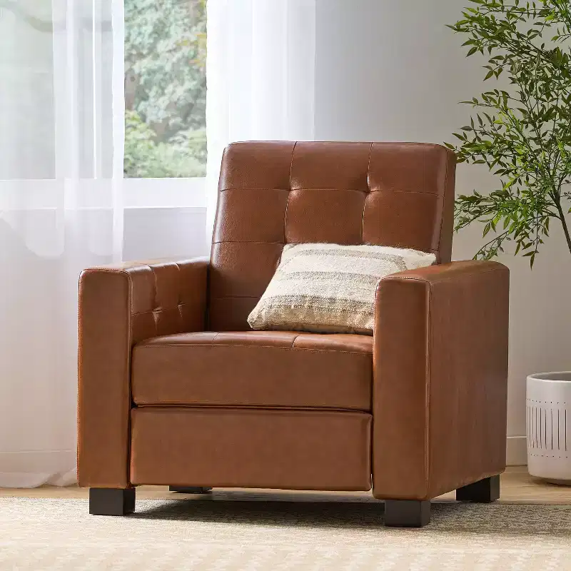 GDFStudio Langseth Contemporary Tufted Pushback Recliner