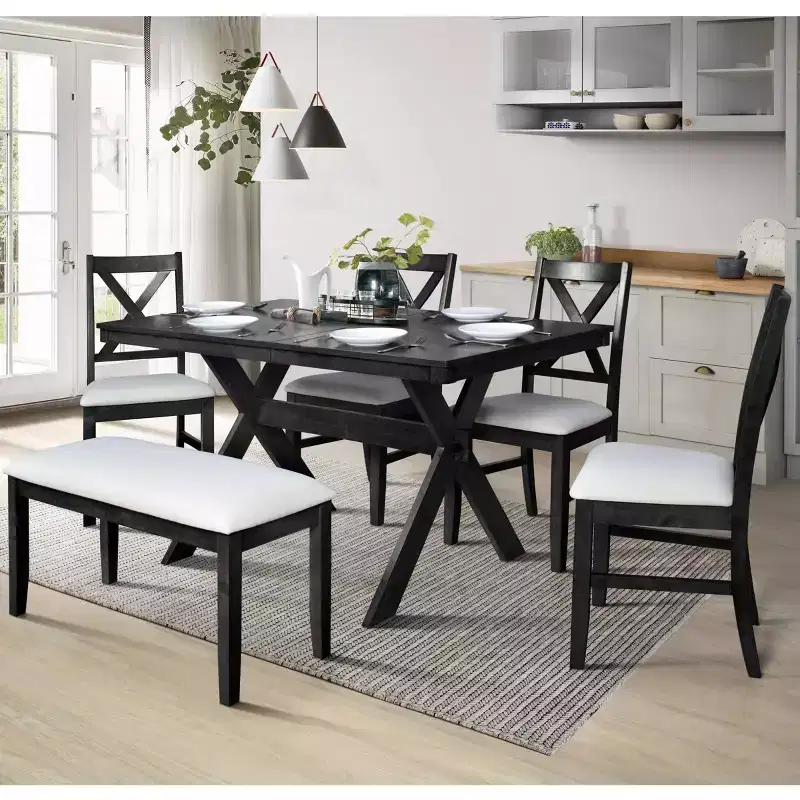 Home Design 6pc Oden Dining Set