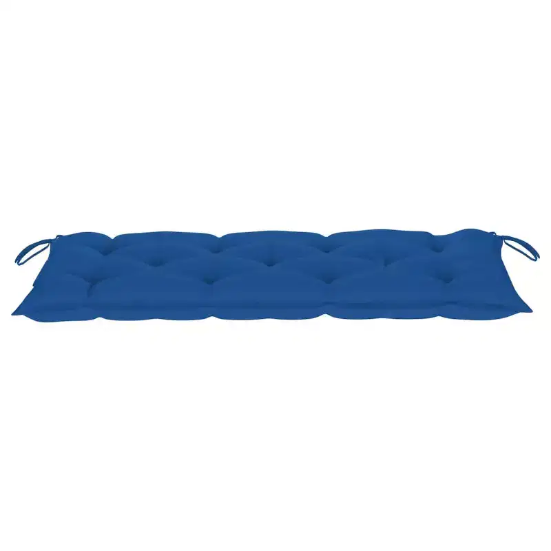 Garden Bench Natural Bamboo Bamboo and 100% polyester 47.2 in