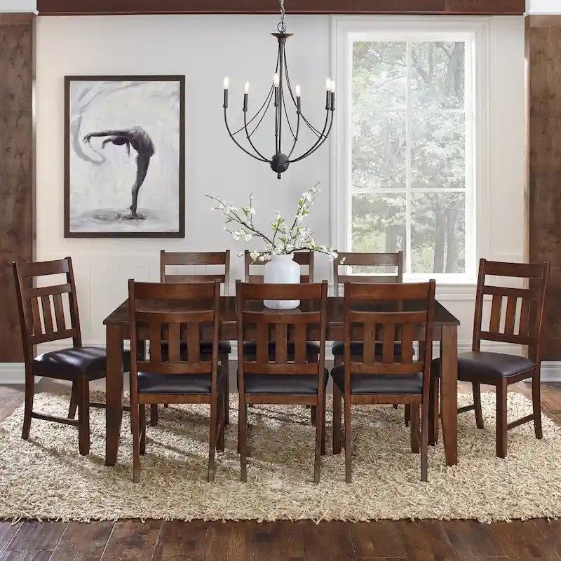 Honey Wood Dining Chairs (Set of 2)