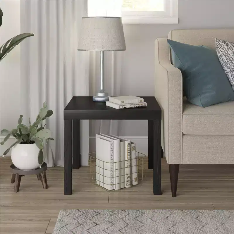 Parsons End Table - PVC Laminated, Minimalist Design