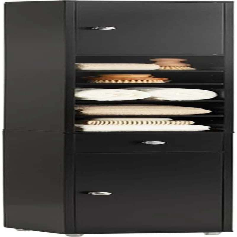 Black Bathroom Tall Cabinet - 7.87D x 7.87W x 70.87H