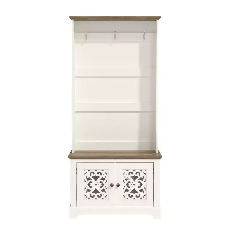 Galano Calidia Cizens Hall Tree - Ivory