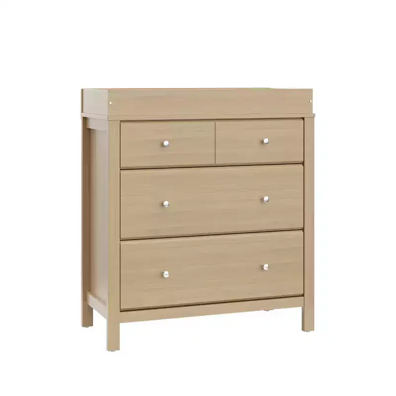 3-Drawer Dresser with Changing Topper
