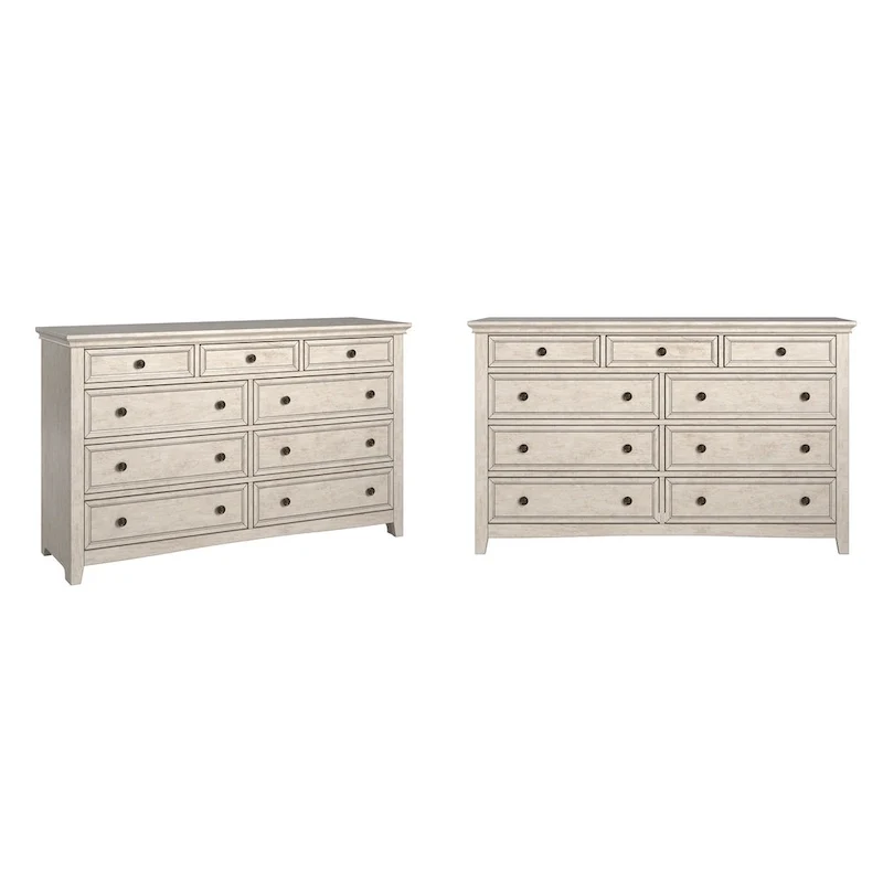 9-Drawer Wood Modular Storage Dresser