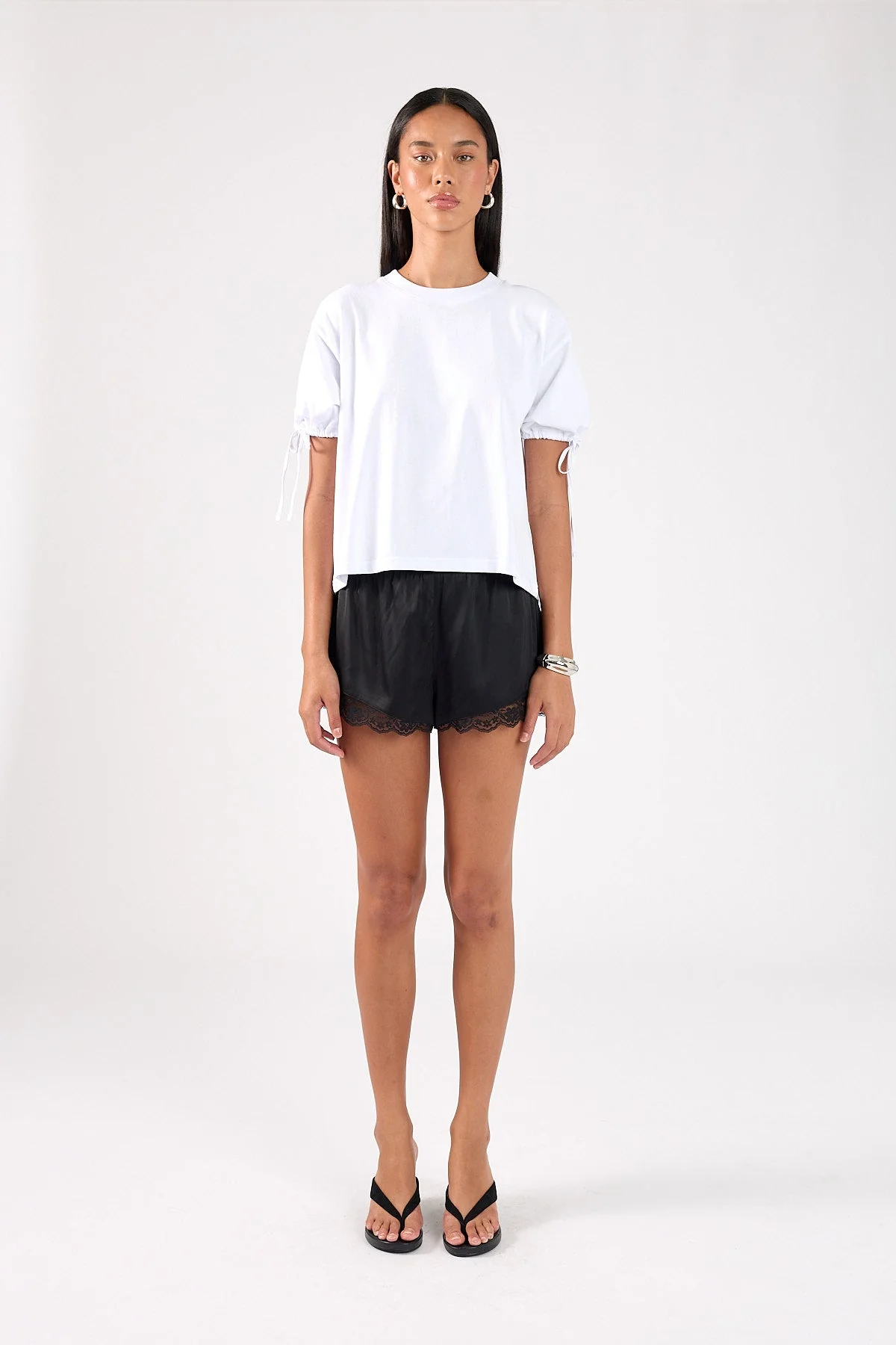 Lace Shorts Black