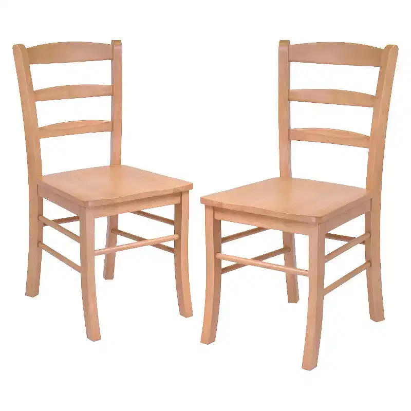 3pc Hannah Dining Set Wood/Light Oak - Winsome