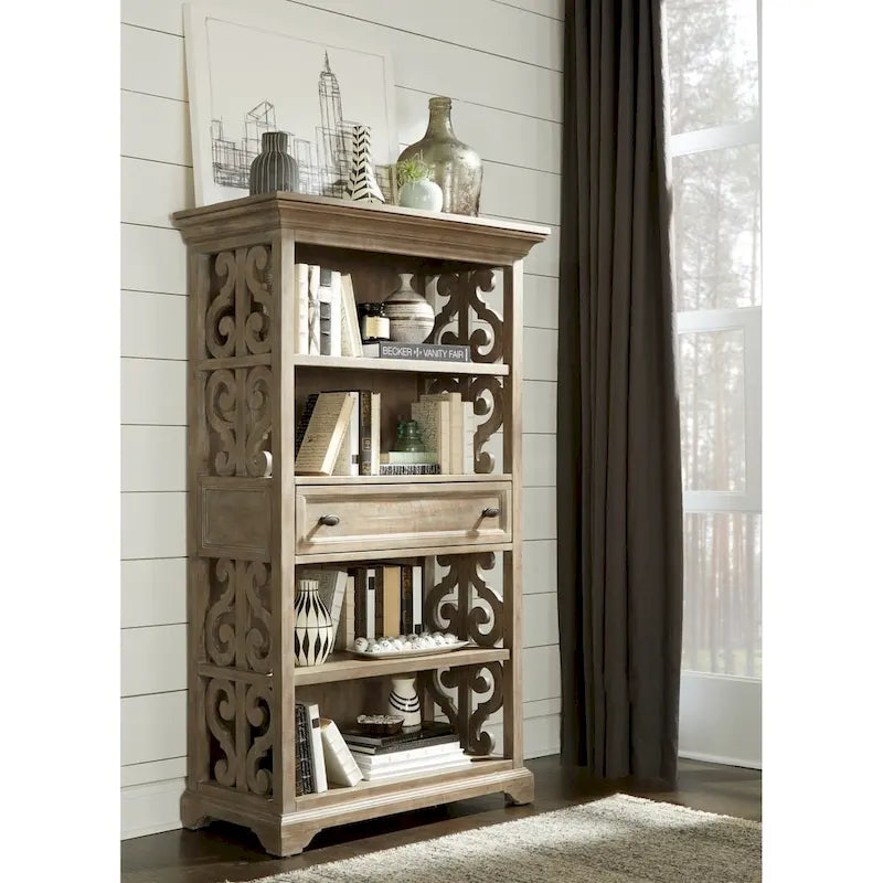 Traditional Dove Tail Grey Bookcase