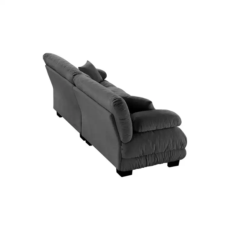 Modern Cloud Sofa with Plush Cushions and Soft Upholstery