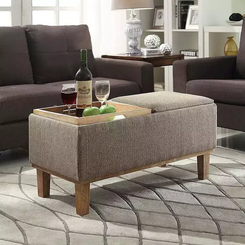 Breighton Home Designs4Comfort Brentwood Storage Ottoman