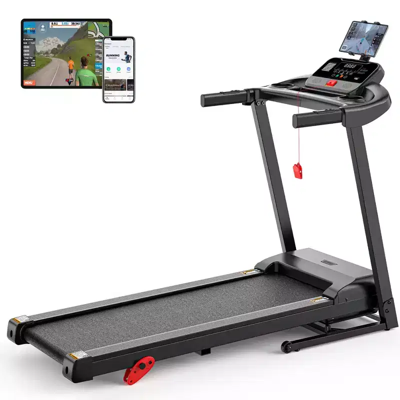 Folding Treadmill for Home with 3-Level Adjustable Incline, 3HP Quiet Motor, 7.5MPH Speed, 300 lbs Capacity, Walking & Jogging Exercise Machine