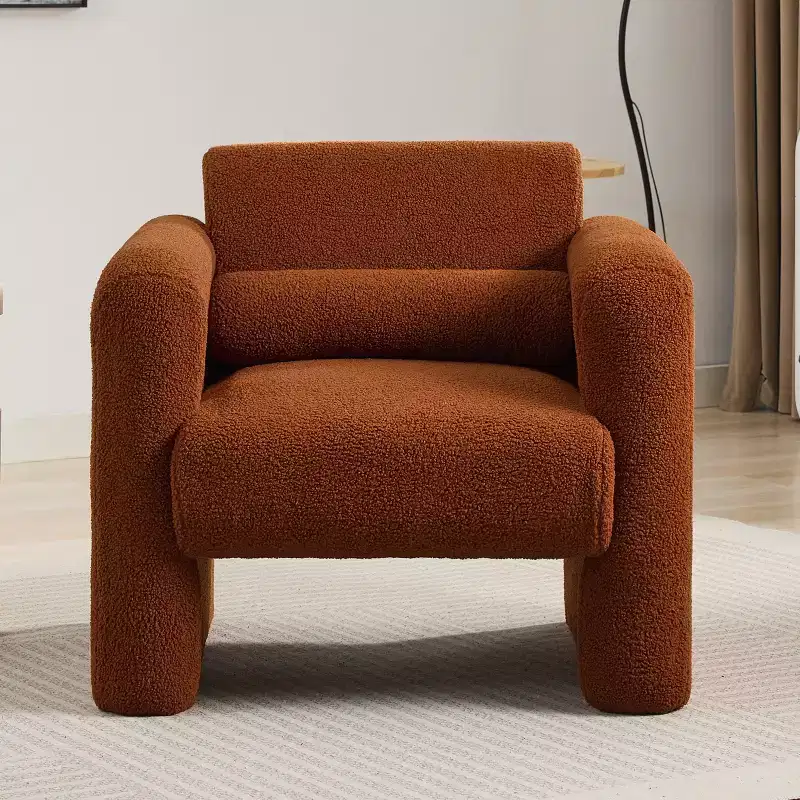 GDFStudio Jeremy 33.5 Modern Accent Armchair with Back and Pillow