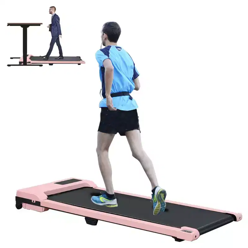 NAYSAYE Walking Pad Spacious Running Area 220 lbs Weight Capacity for Home or Office Workouts, Pink, 47.64*19.09*4.92
