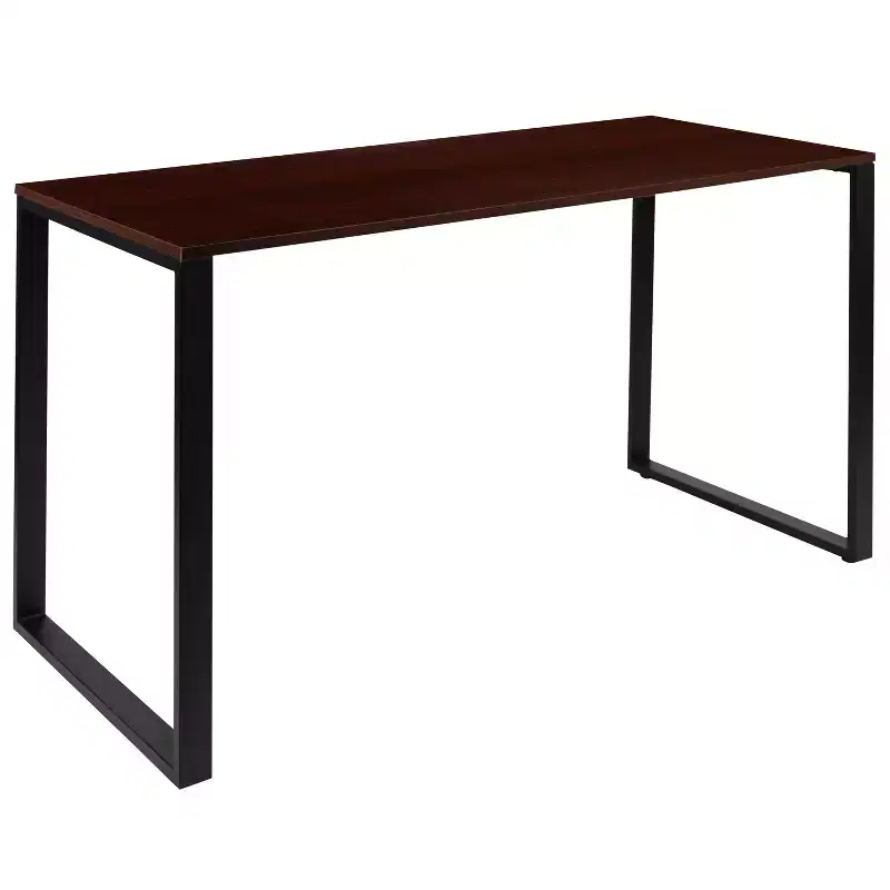 Flash Furniture Modern Commercial Grade Desk Industrial Style Computer Desk Sturdy Home Office Desk - 55 Length