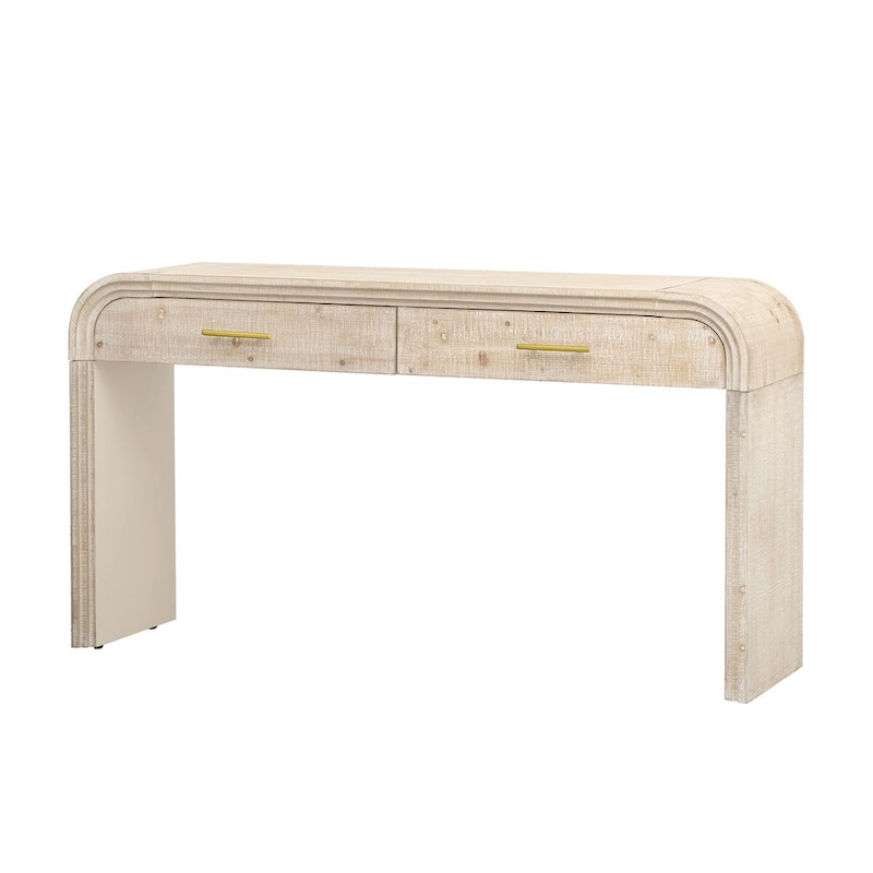 Unique Retro Silhouette Sectional Three-Piece Set Containing Sideboard, Console Table and Coffee Table, Suitable