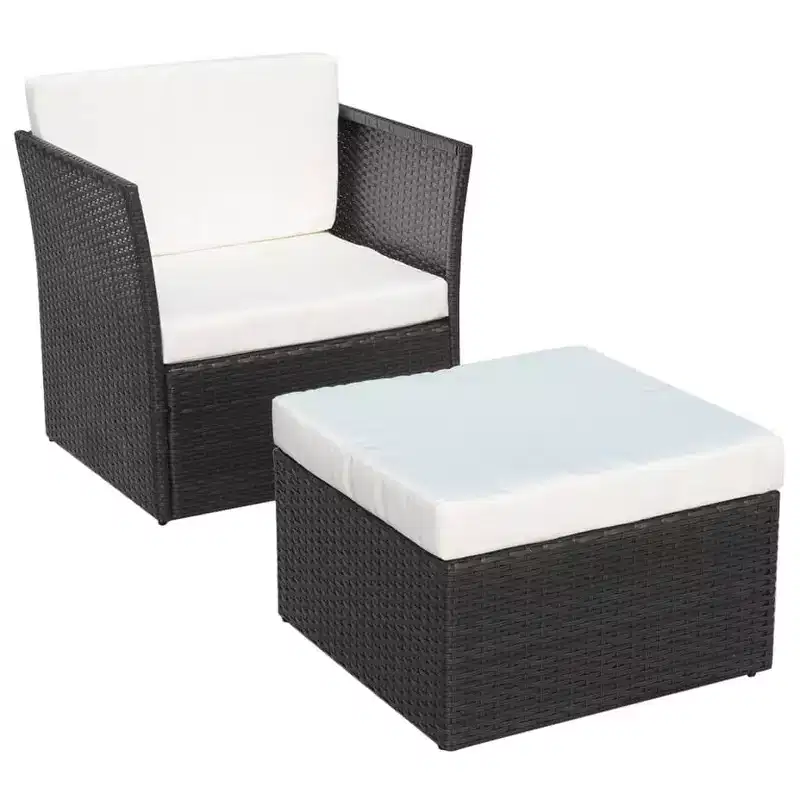 vidaXL Outdoor Furniture Sets Powder-coated steel Large Durable