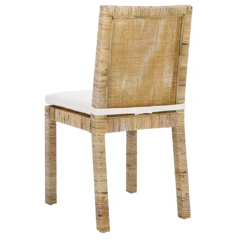 Tojo Cane Dining Chair W/ Cushion (Set of 2) - DCH6502 - Safavieh