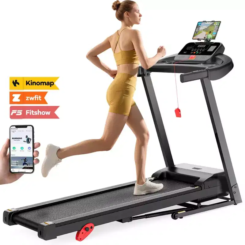 Treadmills Clearance,Foldable Electric Treadmill on Sale for Home,Walking Pad Treadmill with Incline/Handle,Indoor Running Machine for Home