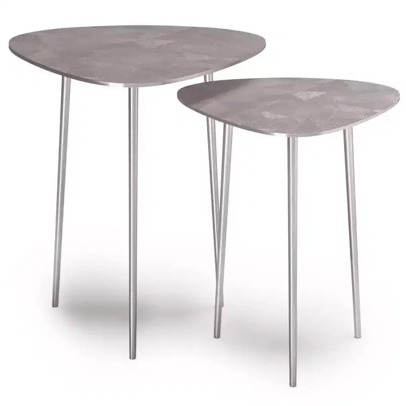 Greene Metal Nesting Tables Nickel