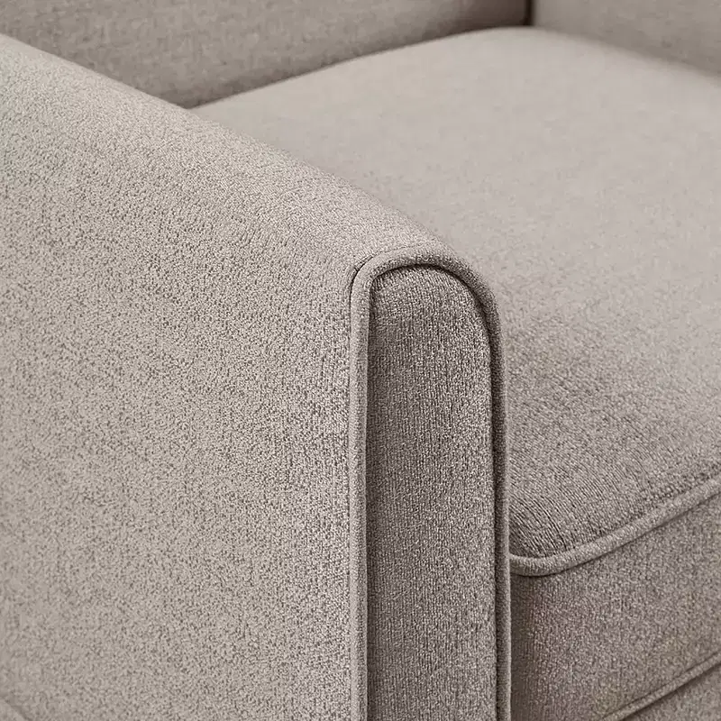 Slipcover Accent Armchair – Track Arm, Skirted Base, Removable Cushion