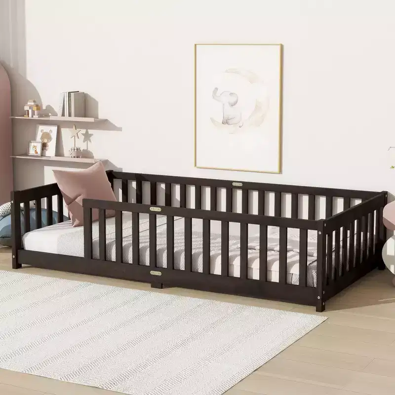 MAYEERTY Twin Bed Frame Noise-Free Design No Box Spring Needed Heavy-Duty Metal